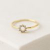 Lover's Tempo Lover'S Tempo Halo Mini Ring In Gold | Accessories