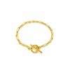 Lover's Tempo Lover'S Tempo Staple Chain Toggle Bracelet In Gold | Accessories