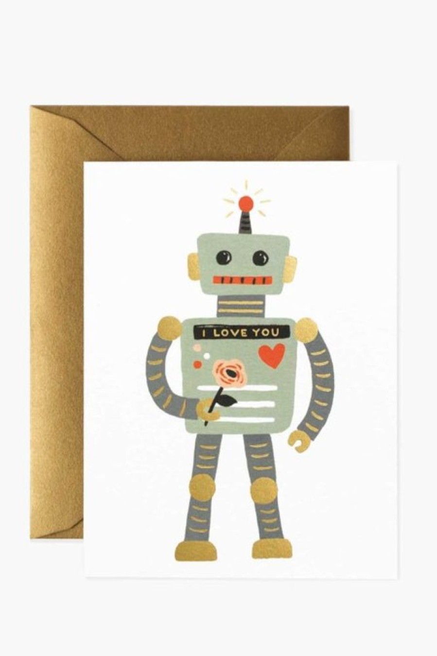 Rifle Paper Co Rifle Paper Co. Love Robot Card | Office