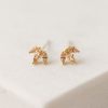 Lover's Tempo Lover'S Tempo Tiara Stud Earrings In Champagne | Accessories