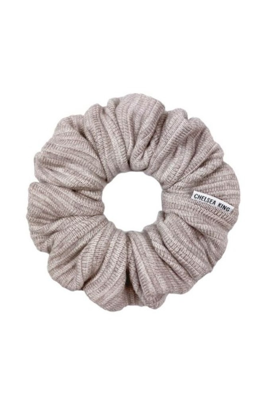 Chelsea King Chelsea King Windsor Knit Scrunchie In Oat | Beauty