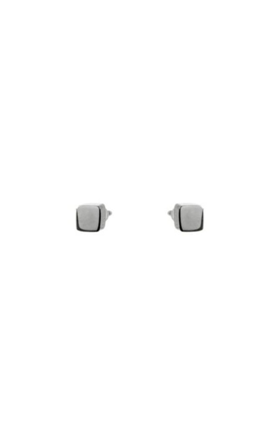 Mimi & Marge Mimi & Marge Xs Cube Stud In Silver | Accessories