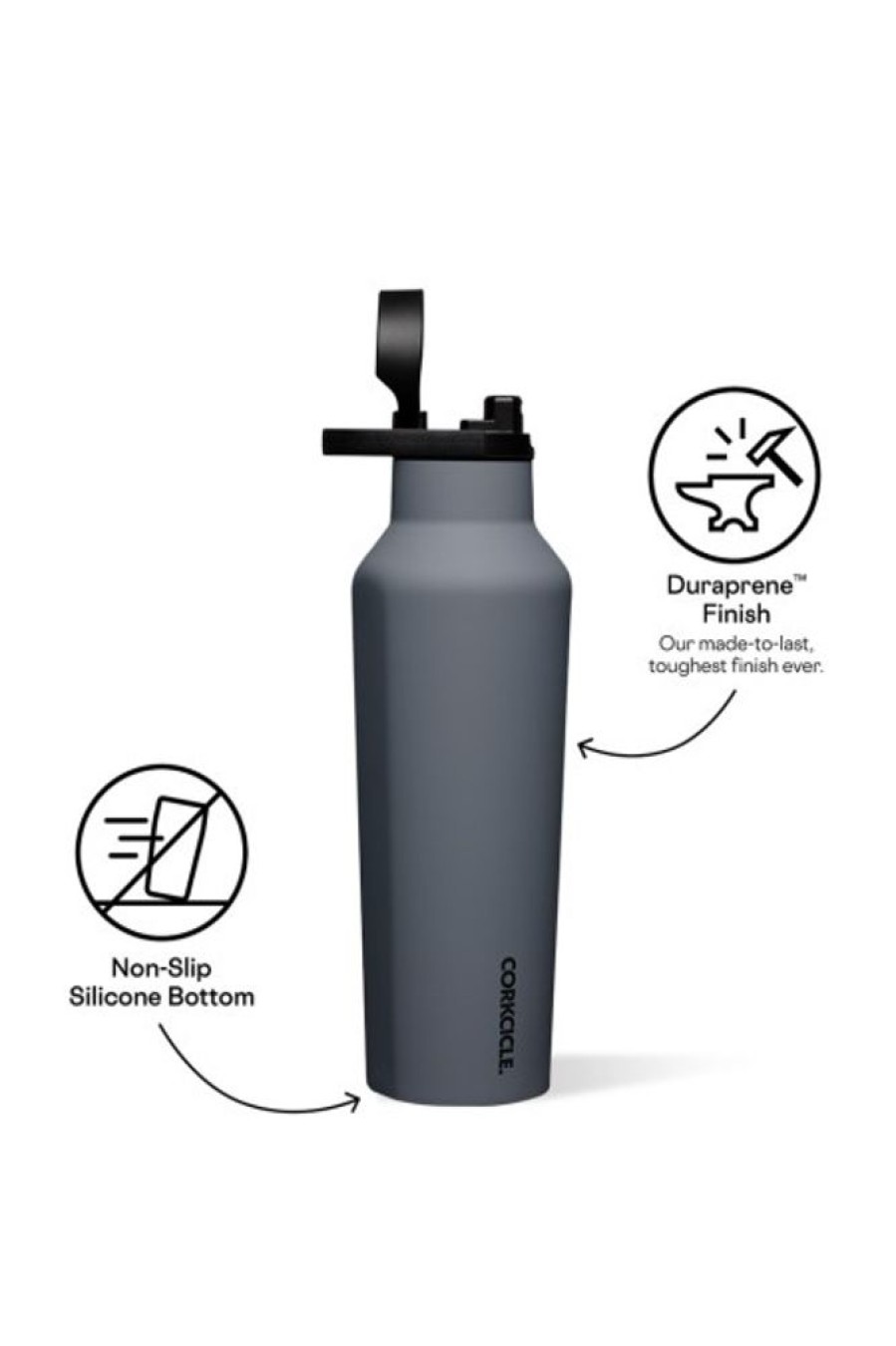 CORKCICLE Corkcicle 20Oz Sport Canteen In Hammerhead | Tech & Travel