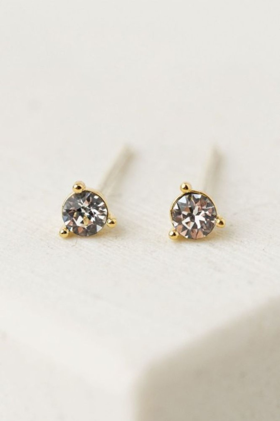 Lover's Tempo Lover'S Tempo April Kaleidoscope Birthstone Studs In Gold | Accessories