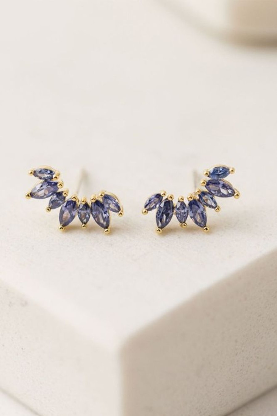 Lover's Tempo Lover'S Tempo Crown Climber Earrings In Royal | Accessories