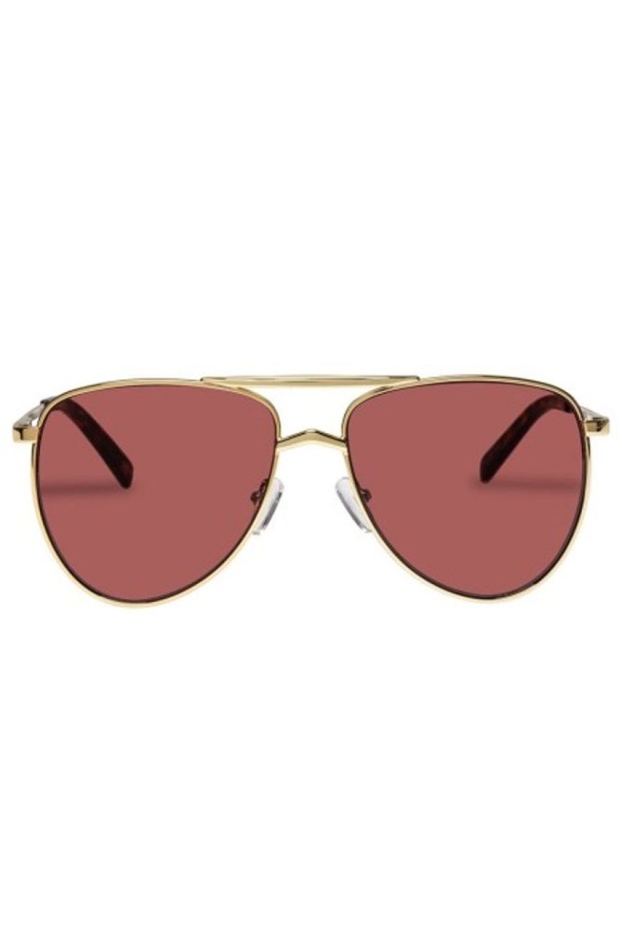 LE SPECS Le Specs High Fangle Sunnies In Bright Gold | Accessories