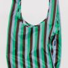 Baggu Baggu Standard Bag In Mint 90'S Stripe | Tech & Travel