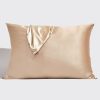 Kitsch Kitsch Satin Pillow Case In Champagne | Home Decor