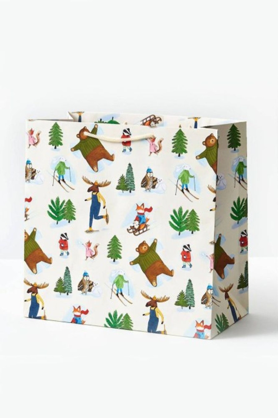 Waste Not Paper Wnp Snow Critters Large Bag | Office