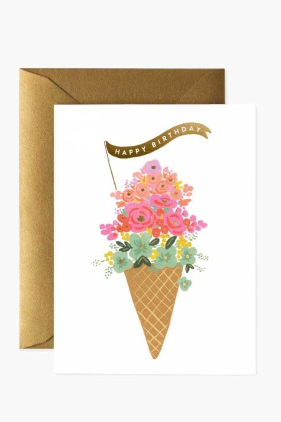 Rifle Paper Co Rifle Paper Co. Ice Cream Birthday Card | Office