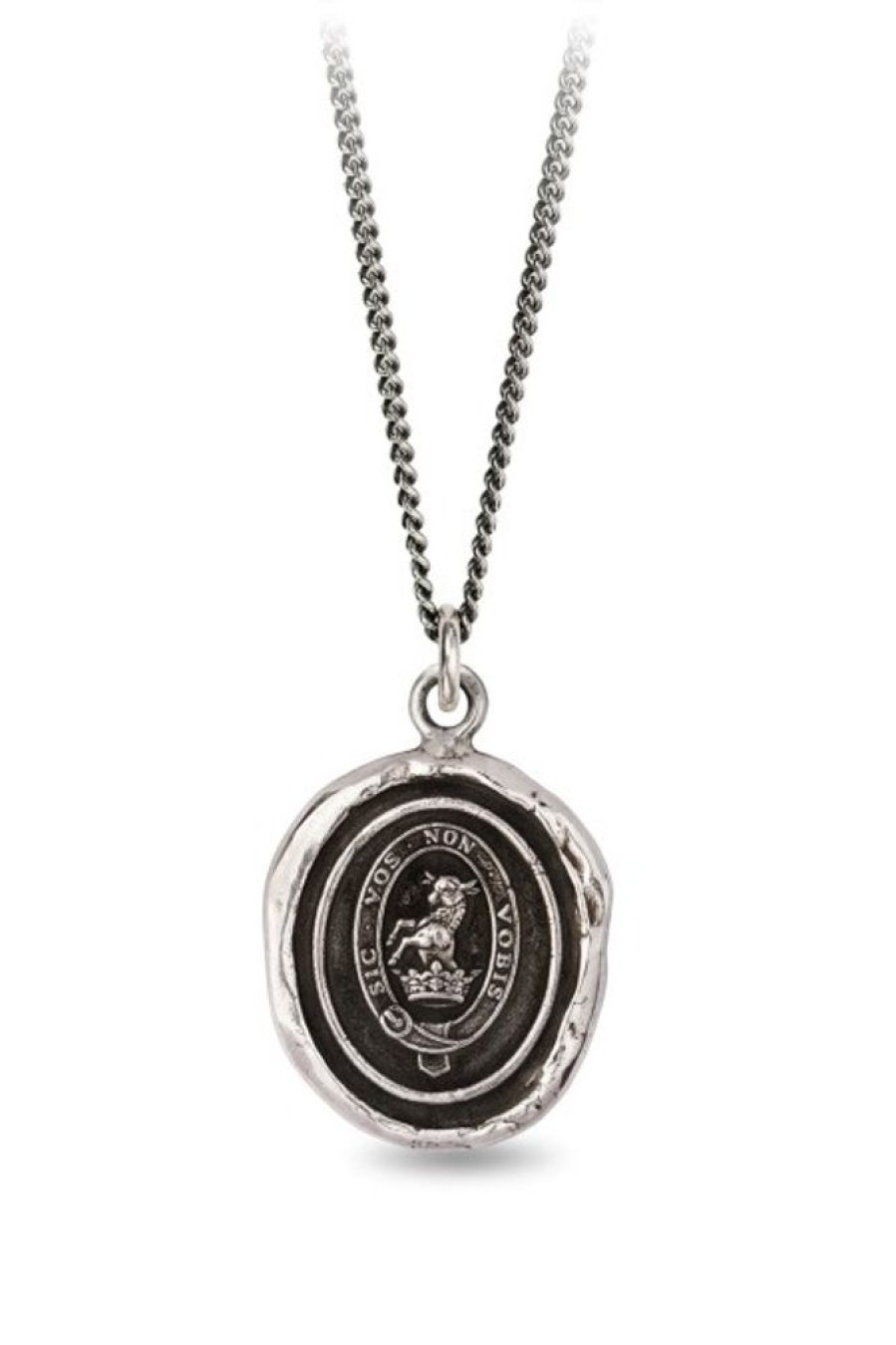 PYRRHA Pyrrha Devoted Father Talisman In Sterling Silver 28 | Accessories