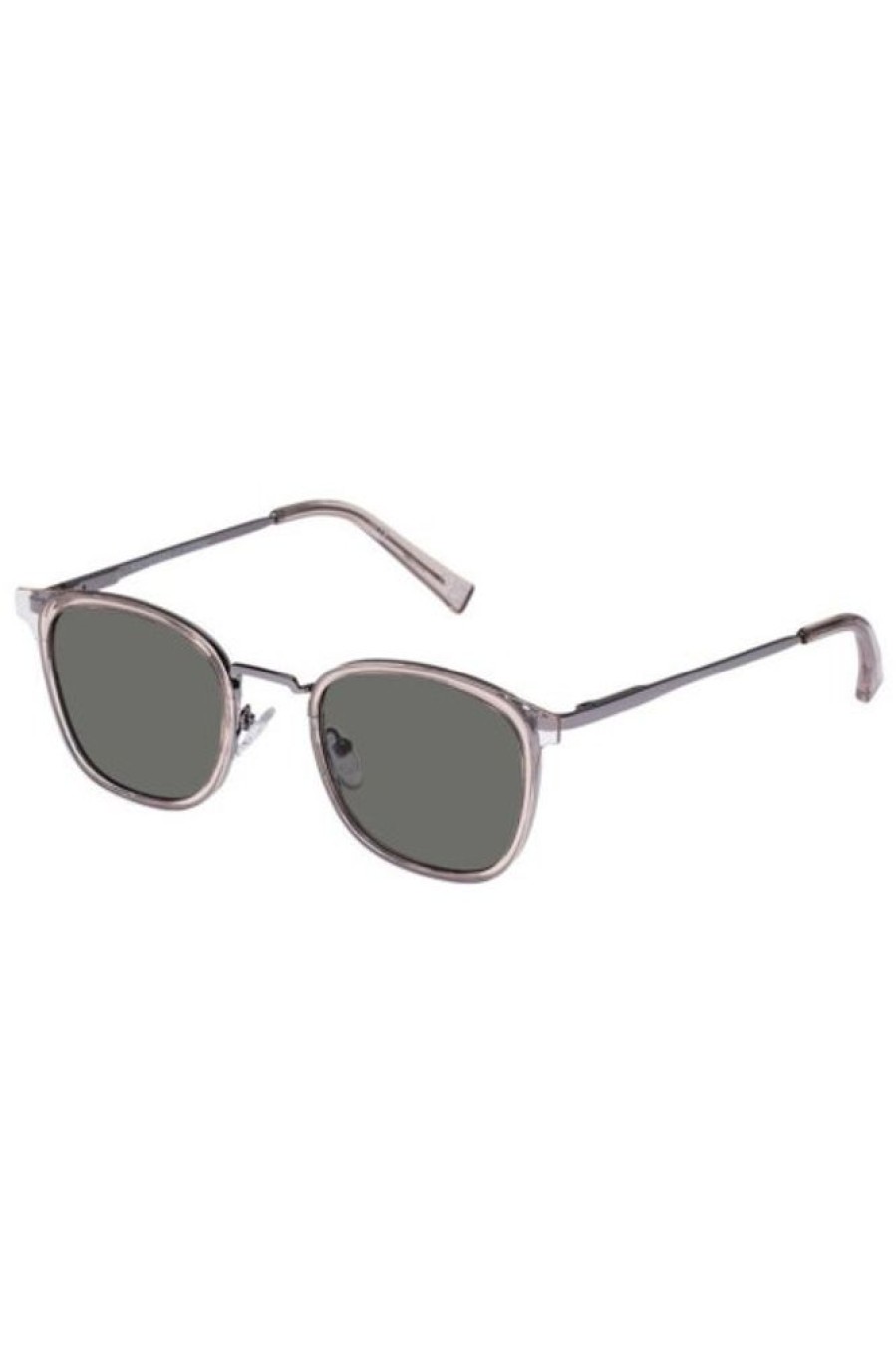 LE SPECS Le Specs Racketeer Sunnies In Vintage Clear + Green | Accessories