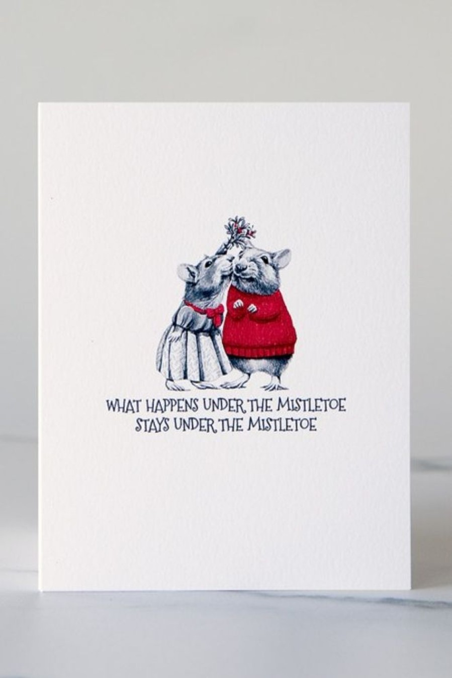 CARDIDEOLOGY Cardideology Under The Mistletoe Card | Office