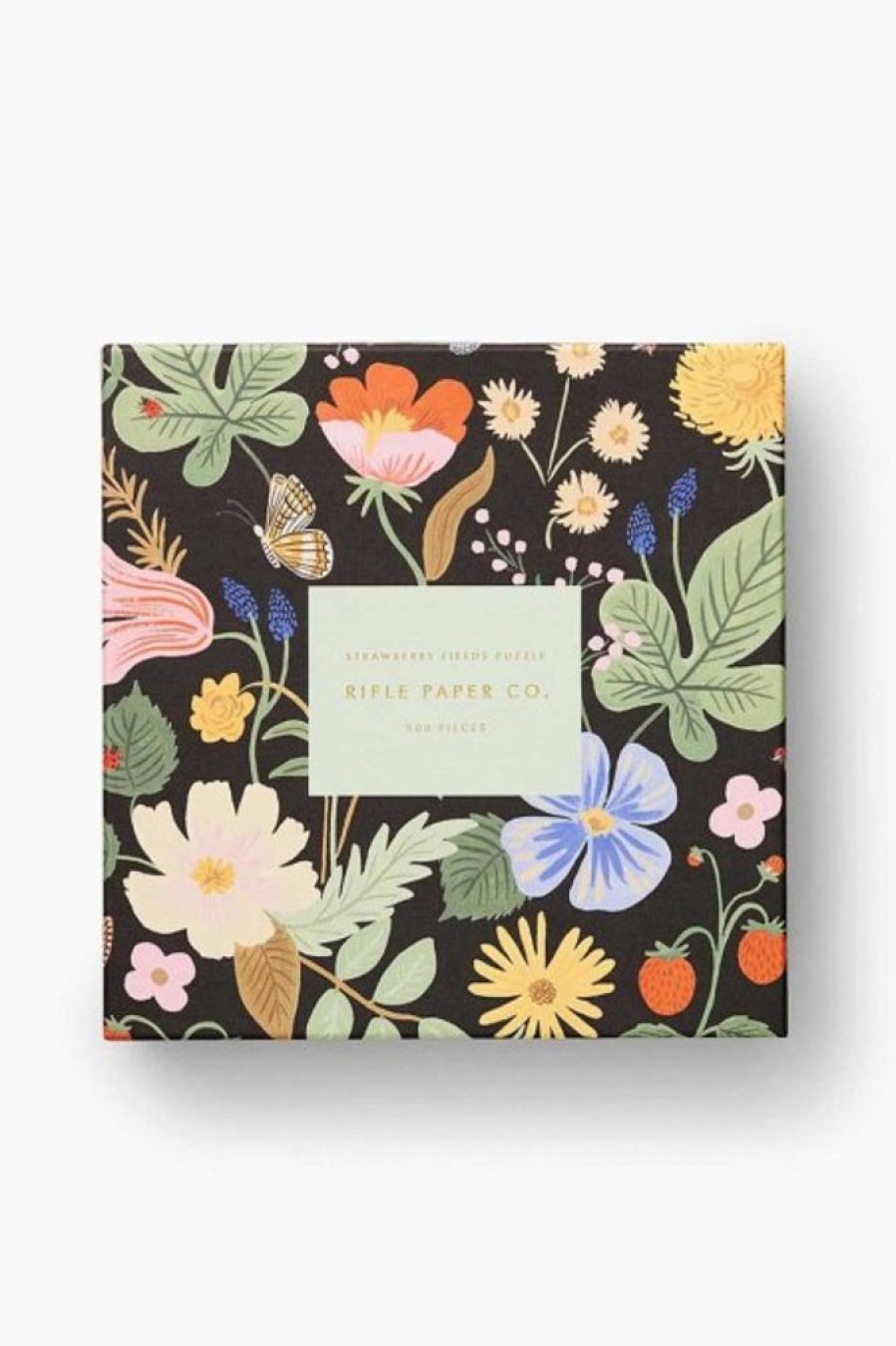 Rifle Paper Co Rifle Paper Co. Strawberry Fields Jigsaw Puzzle | Home Decor