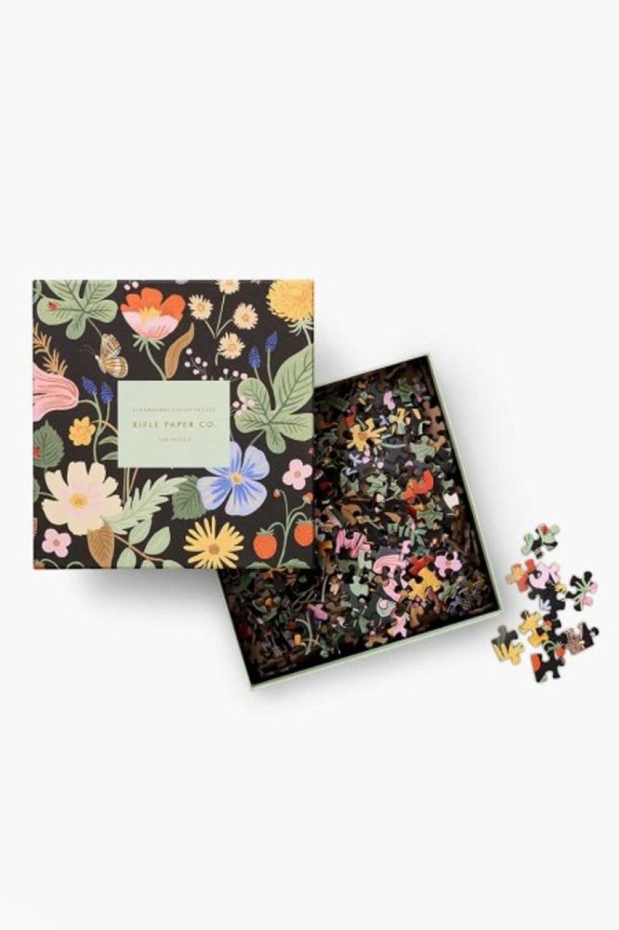 Rifle Paper Co Rifle Paper Co. Strawberry Fields Jigsaw Puzzle | Home Decor