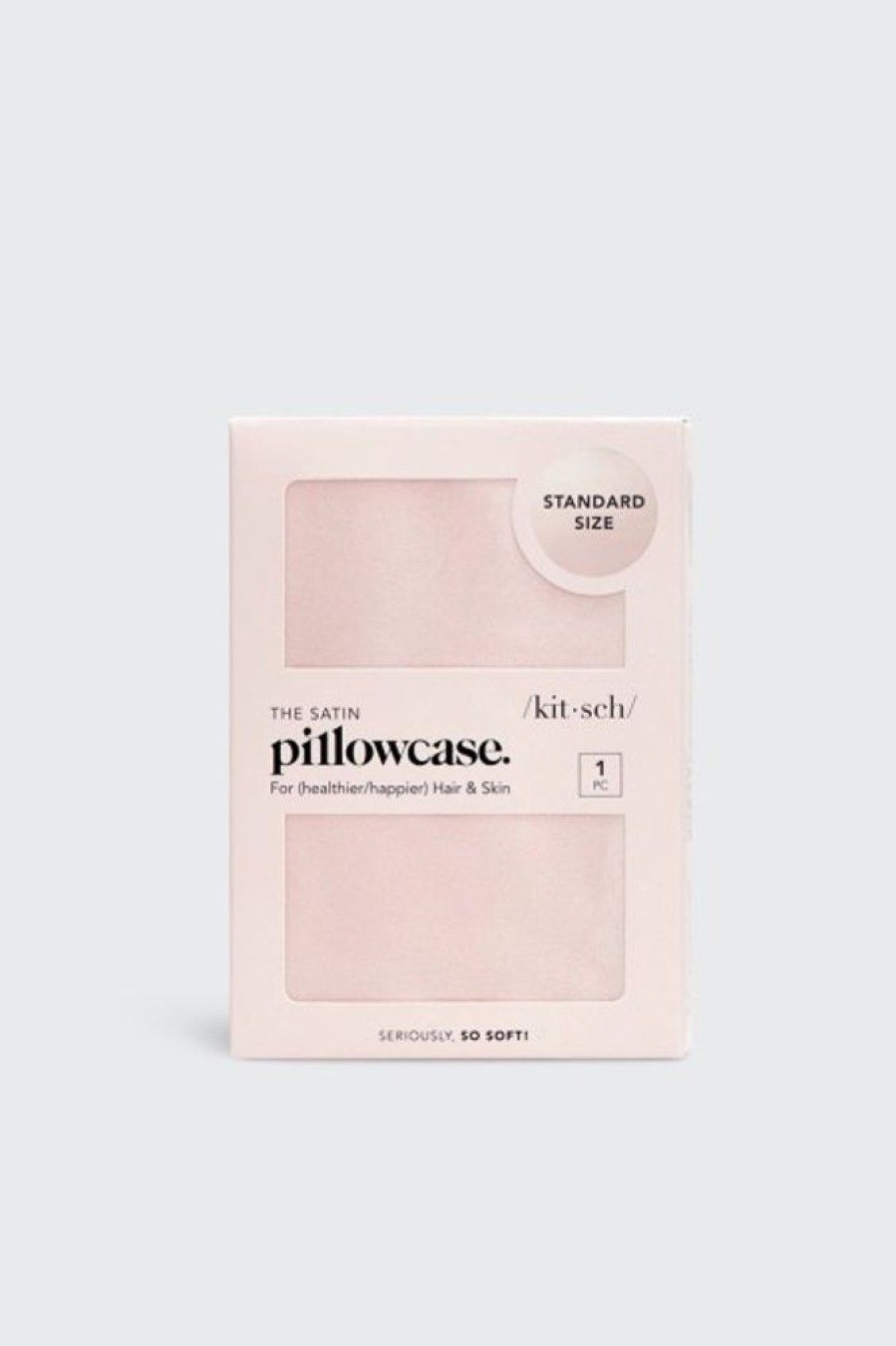 Kitsch Kitsch Satin Pillow Case In Blush | Home Decor