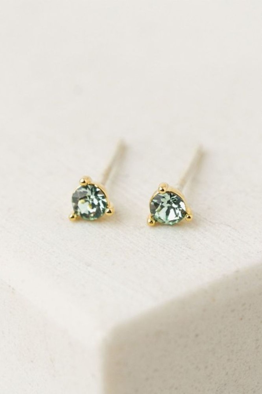 Lover's Tempo Lover'S Tempo August Kaleidoscope Birthstone Studs In Gold | Accessories