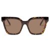 LE SPECS Le Specs Star Glow Sunnies In Dark Tortoise | Accessories