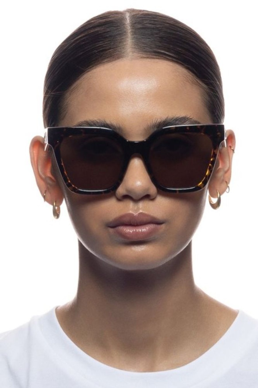 LE SPECS Le Specs Star Glow Sunnies In Dark Tortoise | Accessories