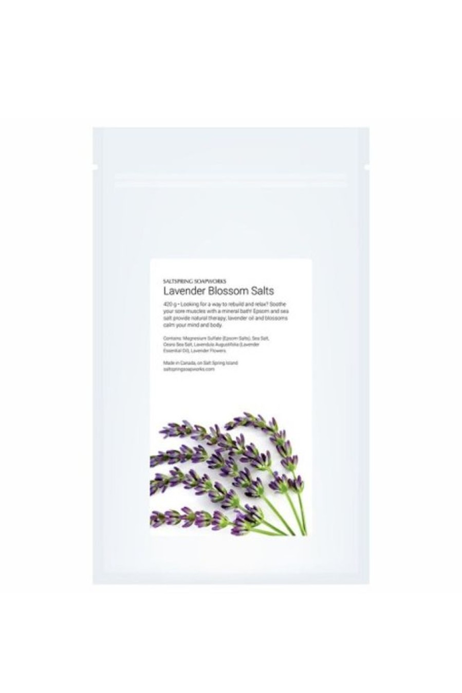 Saltspring Soapworks Saltspring Soapworks Lavender Blossom Bath Salts | Beauty