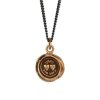 PYRRHA Pyrrha Hearts Talisman In Bronze 16 | Accessories