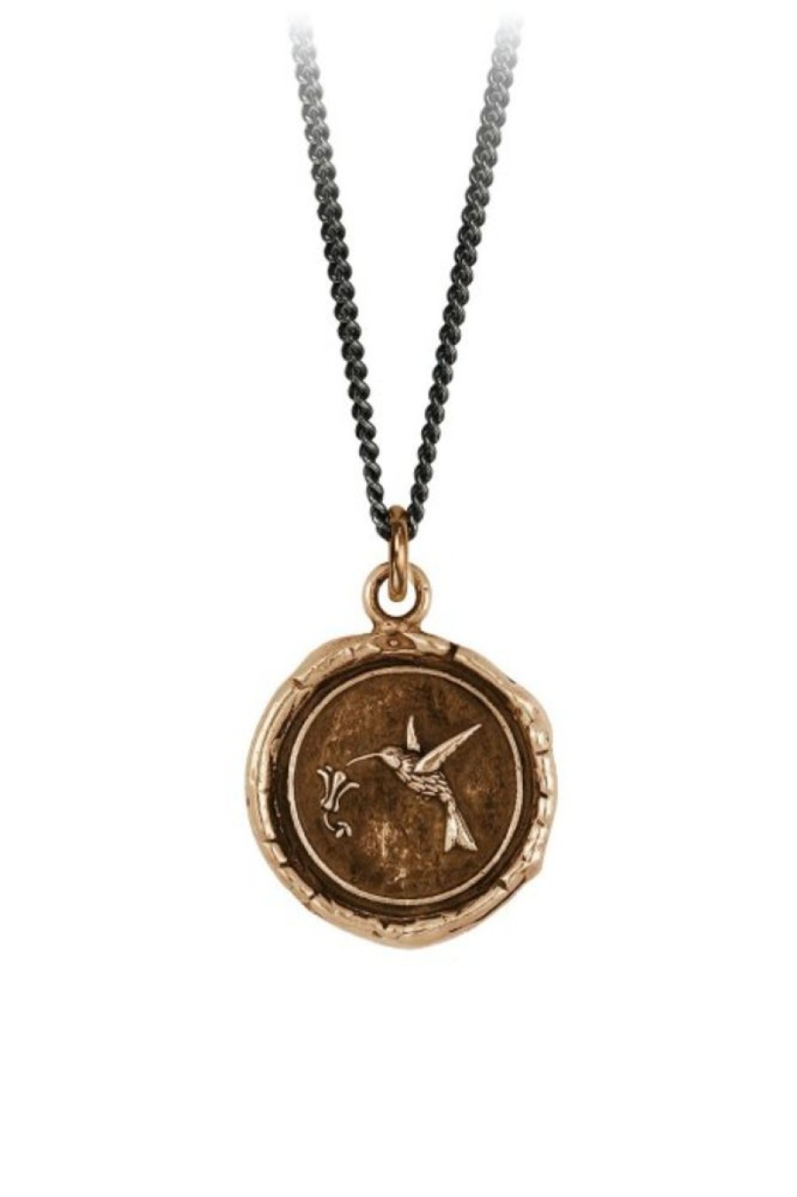 PYRRHA Pyrrha Hummingbird Talisman In Bronze 18 | Accessories