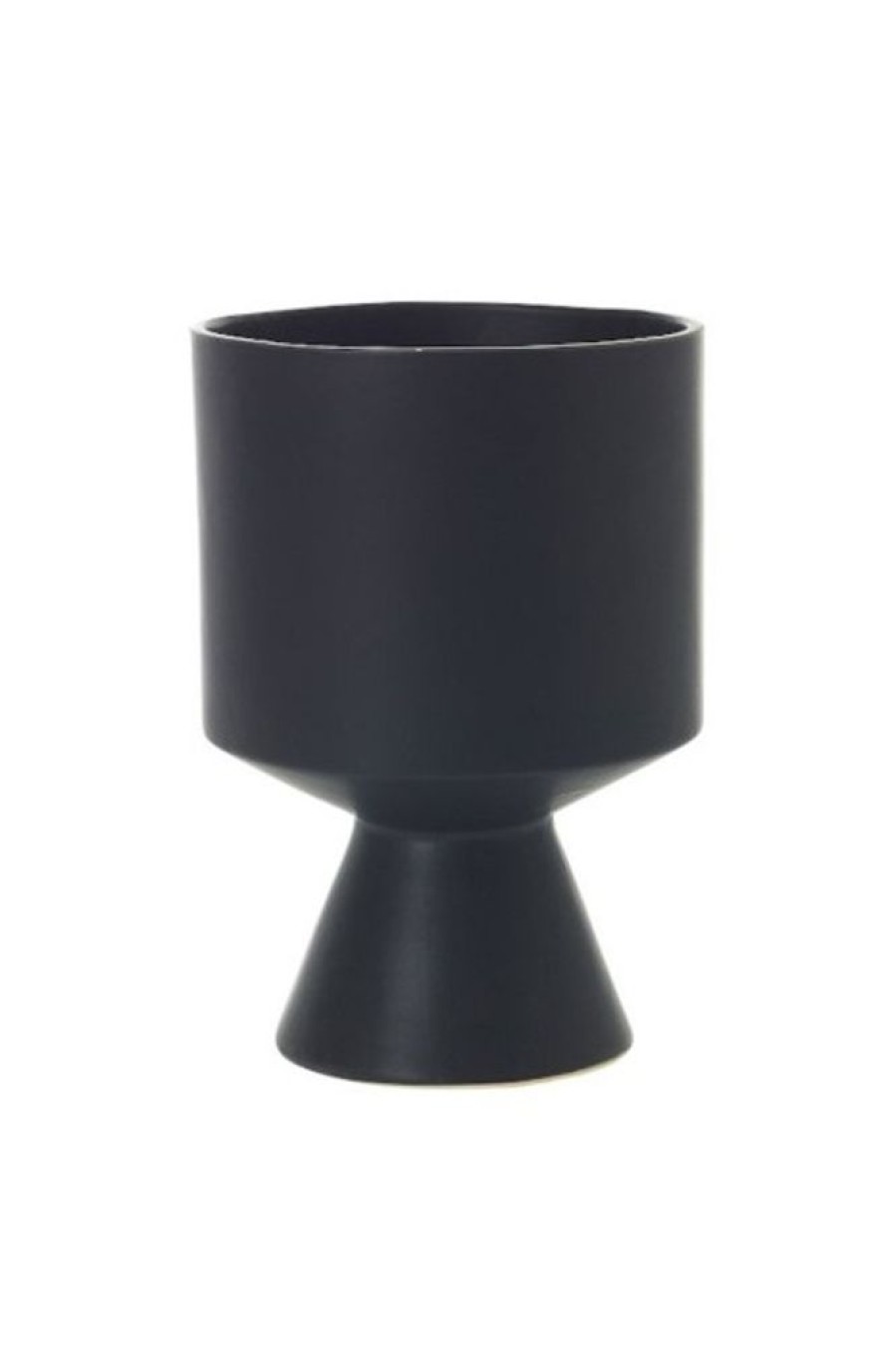 Florist Supply De Vil Pot In Black 6 | Home Decor