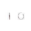 Mimi & Marge Mimi & Marge Small Thick Hoop In Rose Gold | Accessories