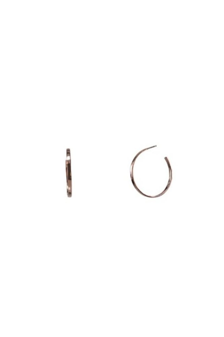 Mimi & Marge Mimi & Marge Small Thick Hoop In Rose Gold | Accessories