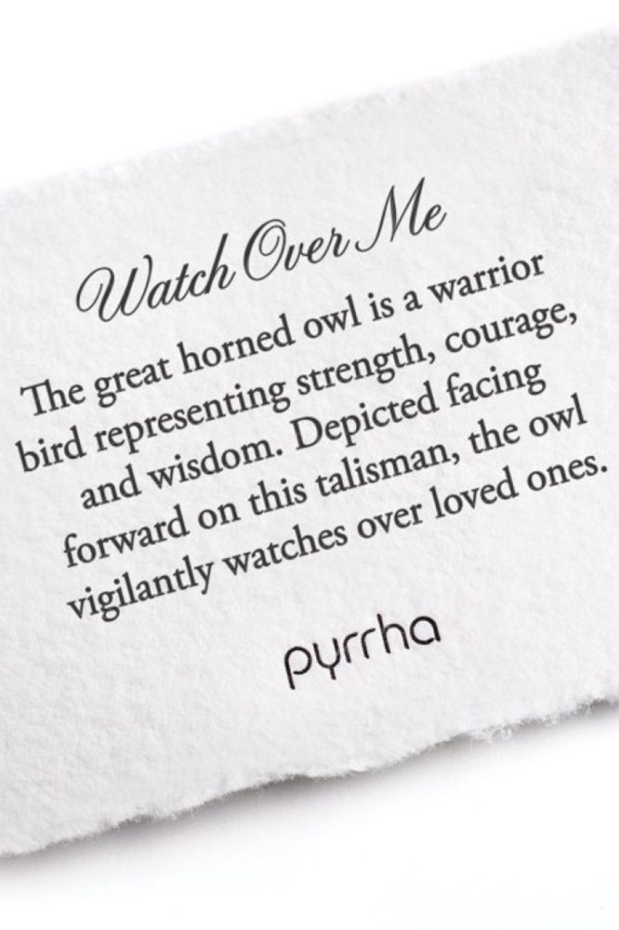 PYRRHA Pyrrha Watch Over Me Talisman In Sterling Silver 18 | Accessories