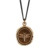 PYRRHA Pyrrha Dragonfly Talisman In Bronze 18 | Accessories