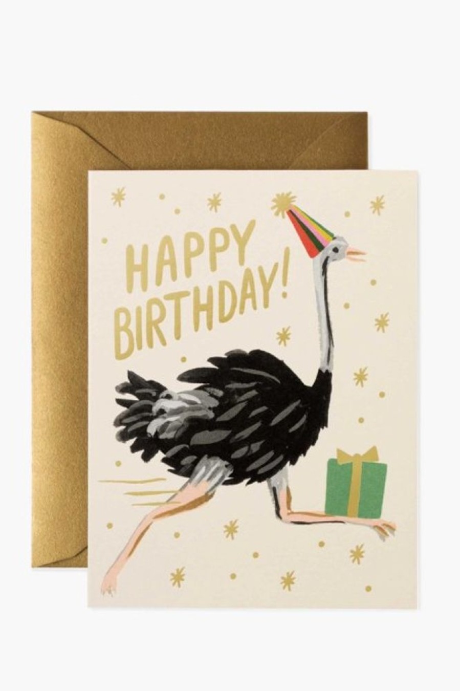 Rifle Paper Co Rifle Paper Co. Ostrich Birthday Card | Office