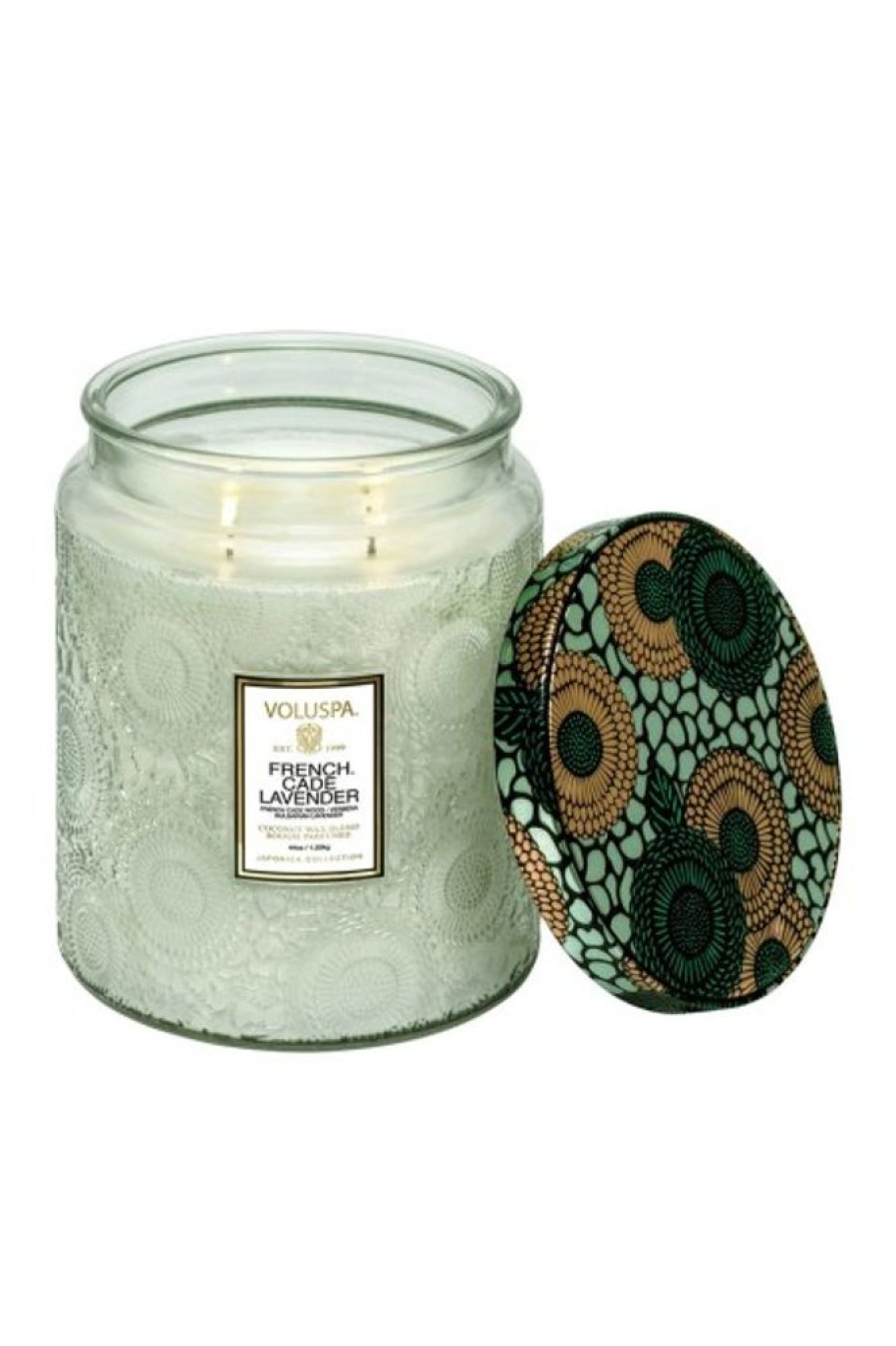 Voluspa Voluspa Luxe Jar Candle In French Cade Lavender | Home Decor