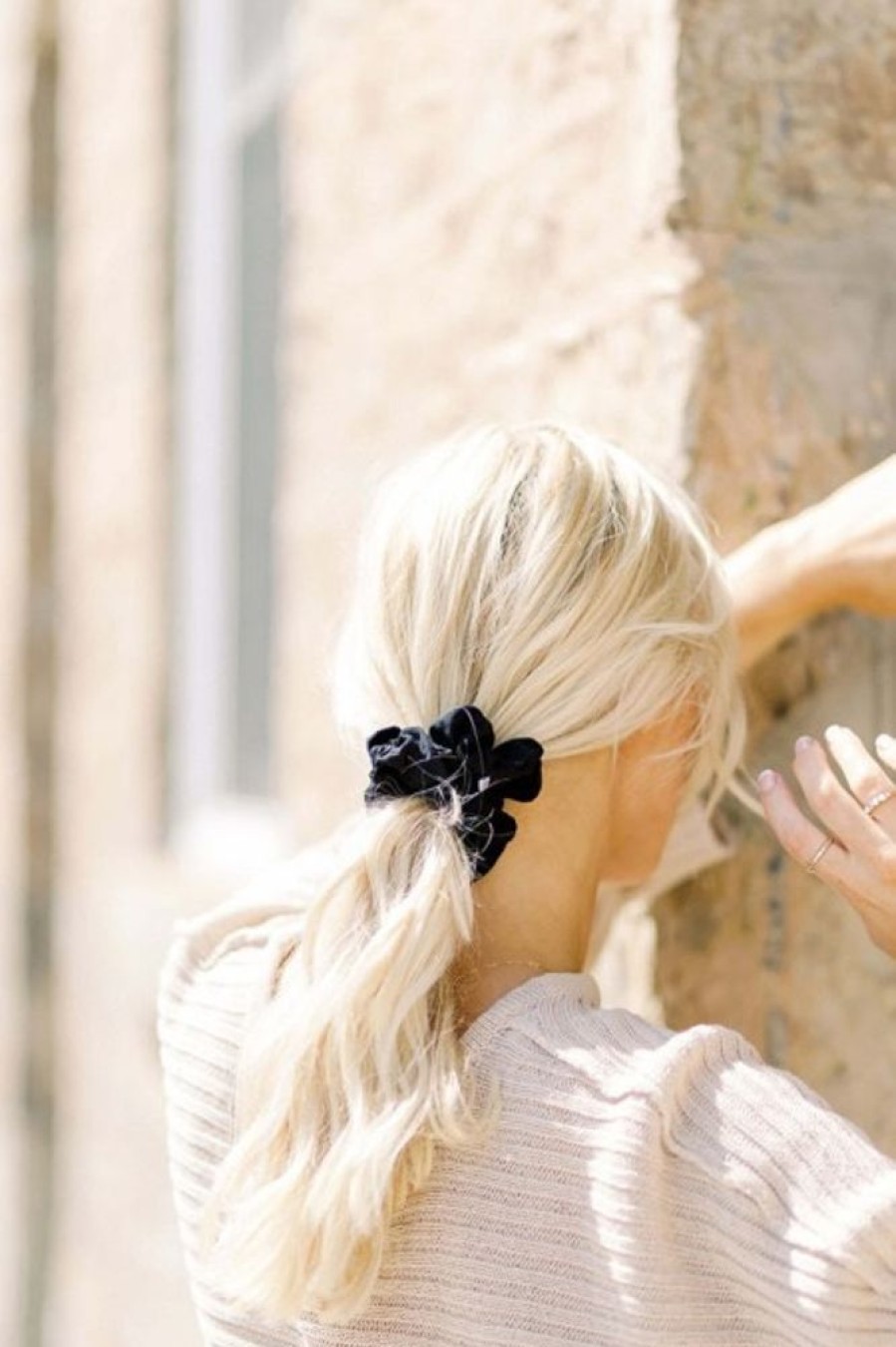 Chelsea King Chelsea King Poppy Scrunchie In Black | Beauty