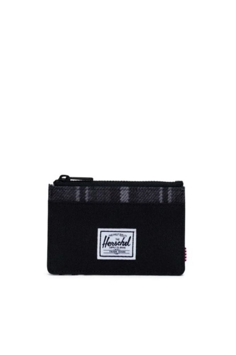 HERSCHEL SUPPLY CO Herschel Supply Co Oscar Wallet In Black + Grayscale Plaid | Accessories