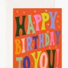 Rifle Paper Co Rifle Paper Co. Groovy Birthday Card | Office