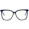 LE SPECS Le Specs Prom Kween Bluelight Glasses In Navy + Cookie Tortoise | Accessories