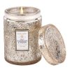 Voluspa Voluspa Holiday Mini Glass Jar Candle In Gilt Pomander & Hinoki | Home Decor