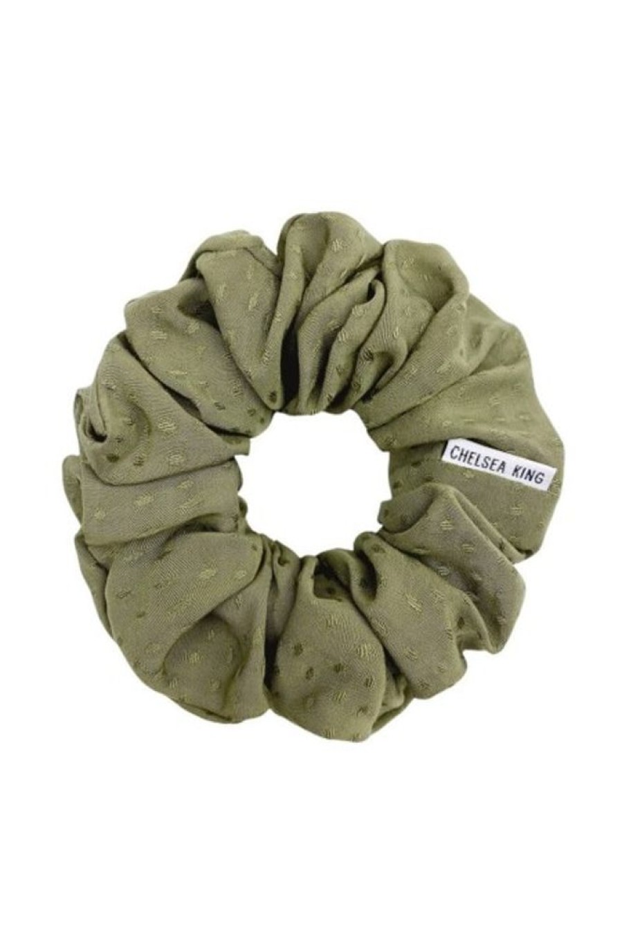 Chelsea King Chelsea King Poppy Scrunchie In Olive | Beauty