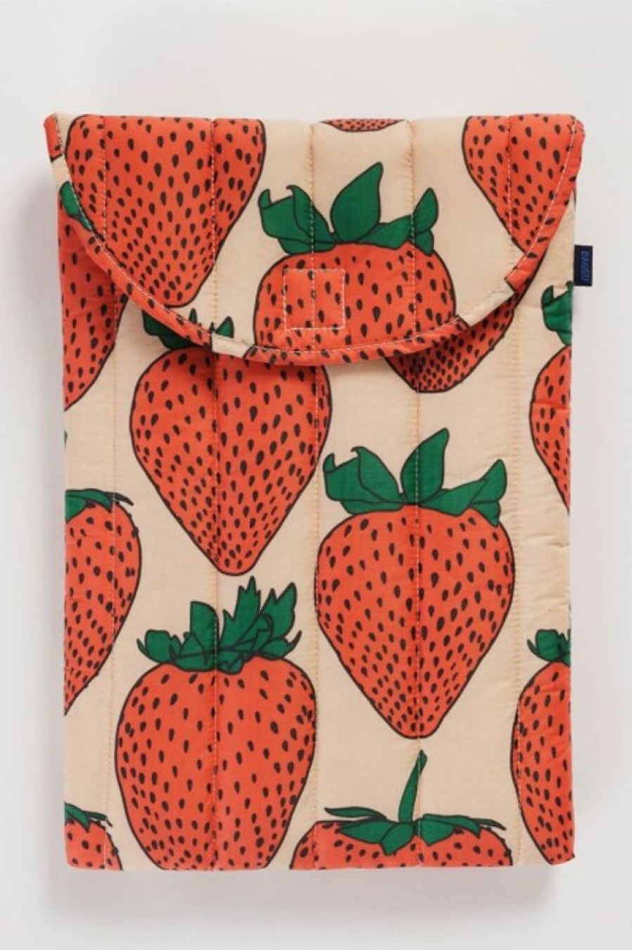 Baggu Baggu Puffy Laptop Sleeve 16 In Strawberry | Tech & Travel