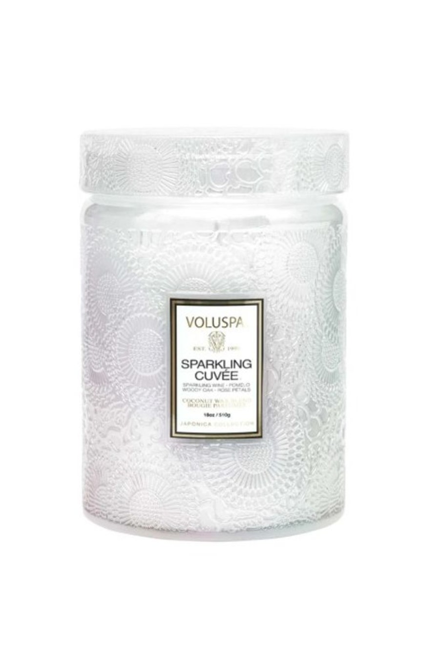 Voluspa Voluspa Holiday Glass Jar Candle In Sparkling Cuvee | Home Decor