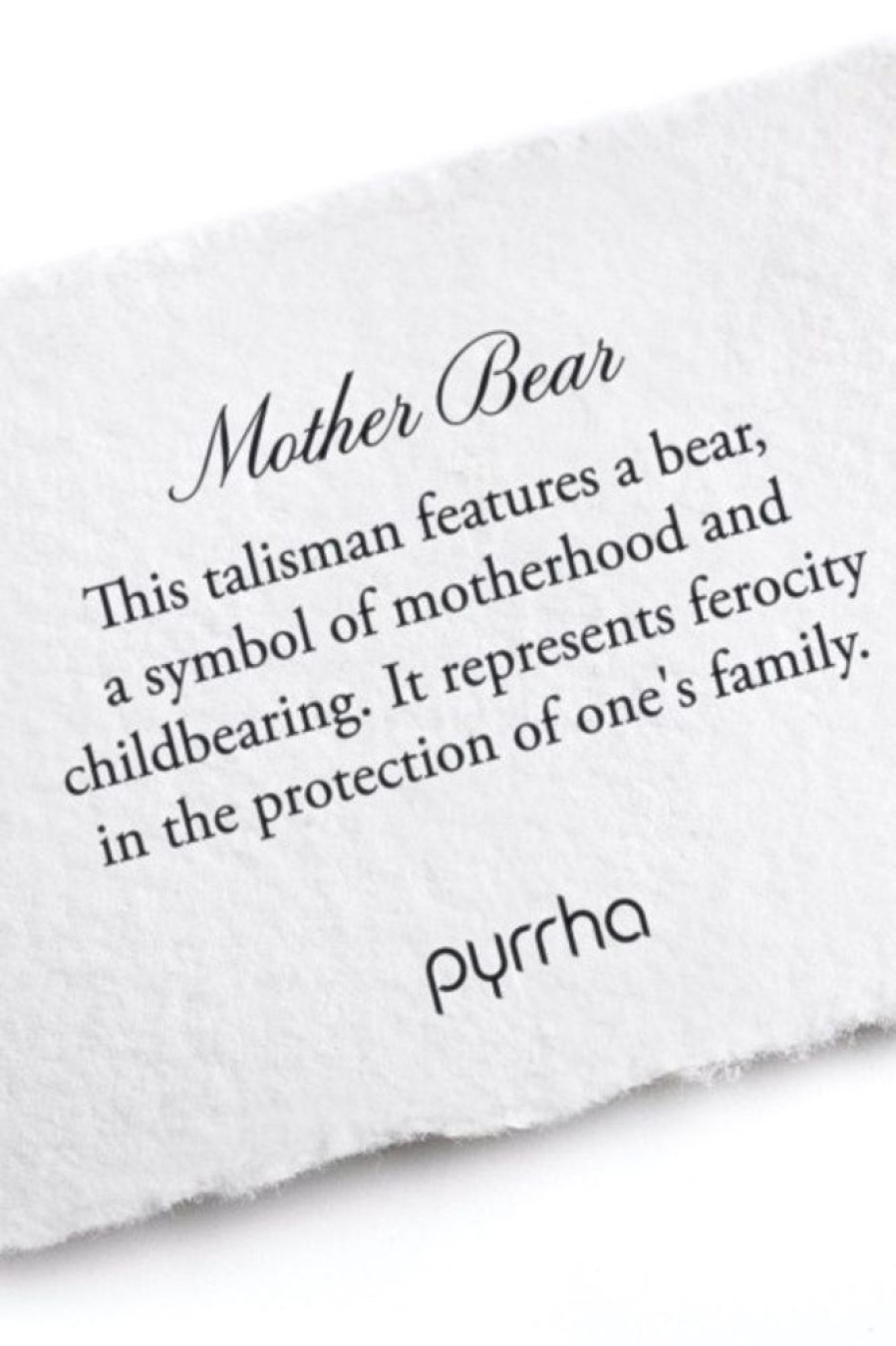 PYRRHA Pyrrha Mother Bear Talisman In Bronze 20 | Accessories