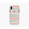 Rifle Paper Co Rifle Paper Co. Clear Happy Stripe Iphone Xs Case | Tech & Travel