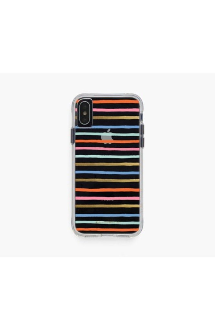 Rifle Paper Co Rifle Paper Co. Clear Happy Stripe Iphone Xs Case | Tech & Travel