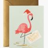 Rifle Paper Co Rifle Paper Co. Holiday Flamingo Card | Office