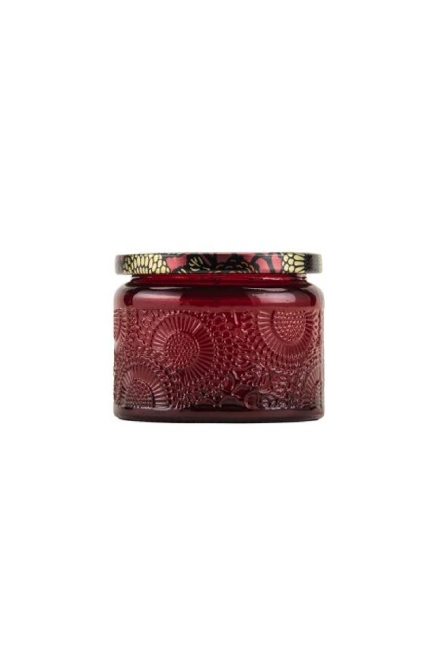 Voluspa Voluspa Small Embossed Jar Candle In Goji Tarocco Orange(Out Of Stock) | Home Decor