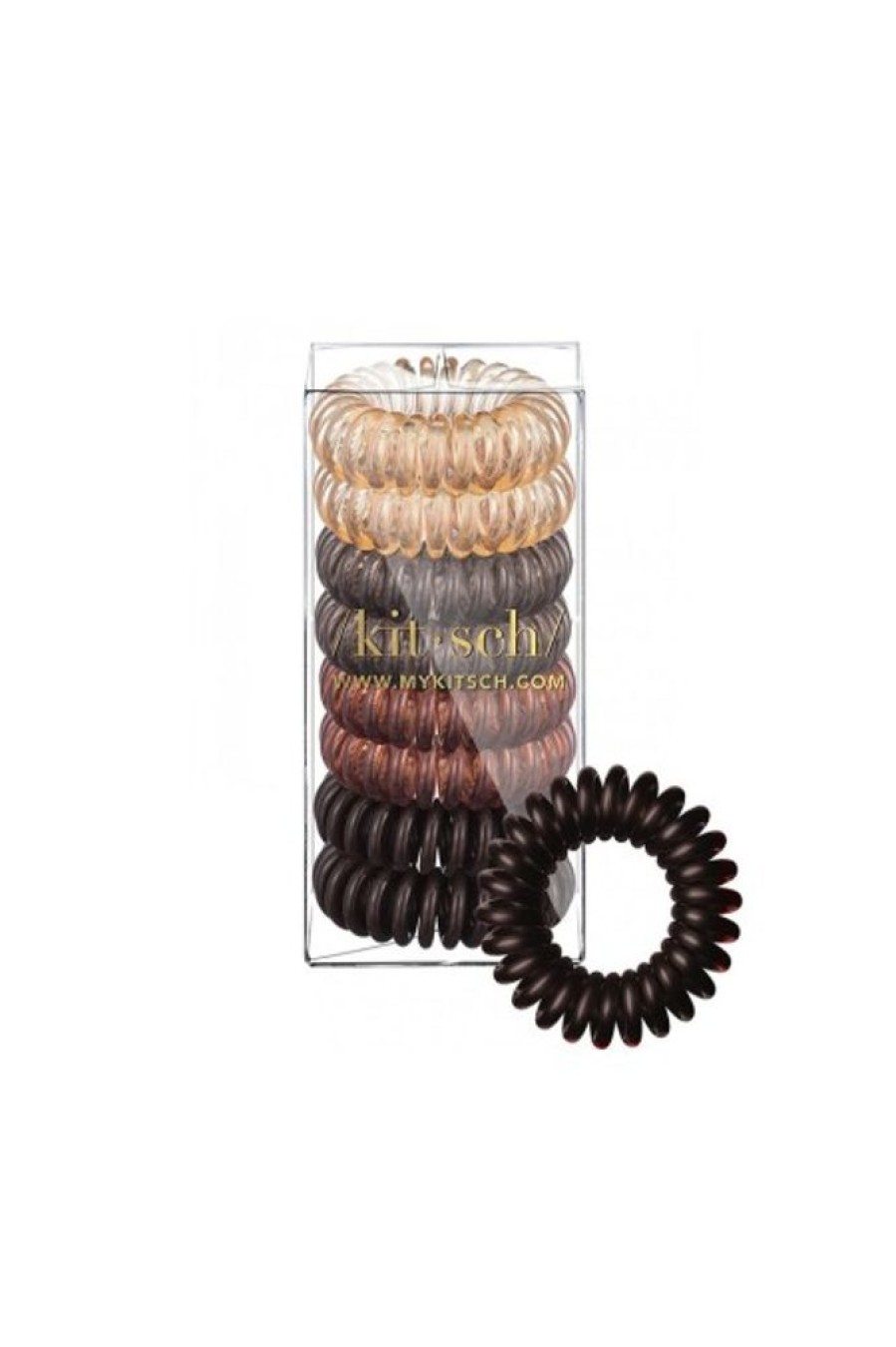 Kitsch Kitsch 8 Pack Hair Coils In Brunette | Beauty