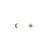 Mimi & Marge Mimi & Marge New Star + Moon Earring In Gold | Accessories