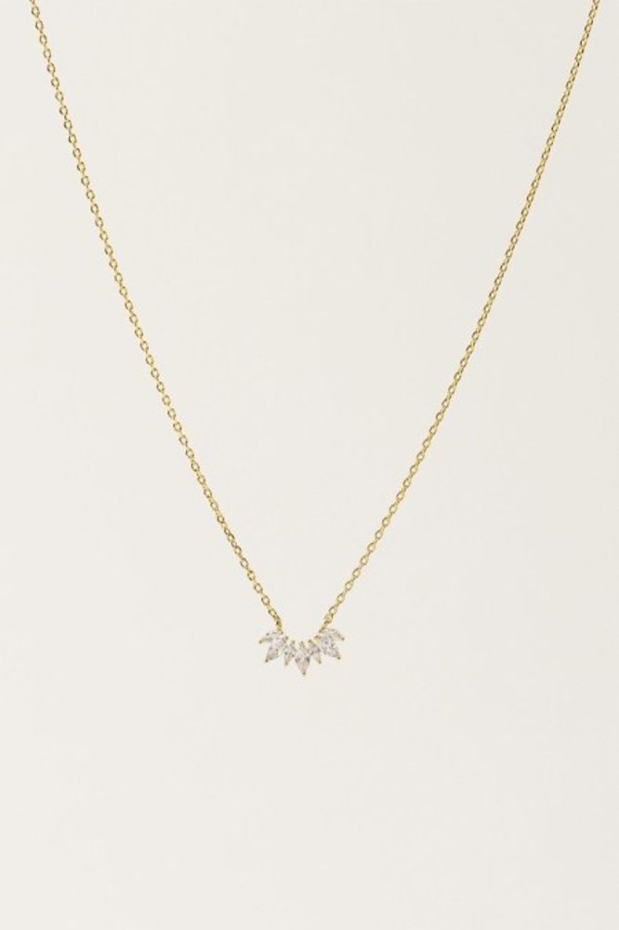 Lover's Tempo Lover'S Tempo Crown Necklace In Clear | Accessories