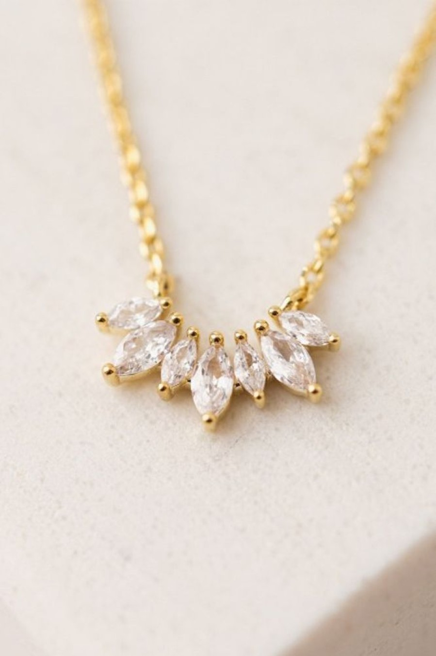 Lover's Tempo Lover'S Tempo Crown Necklace In Clear | Accessories